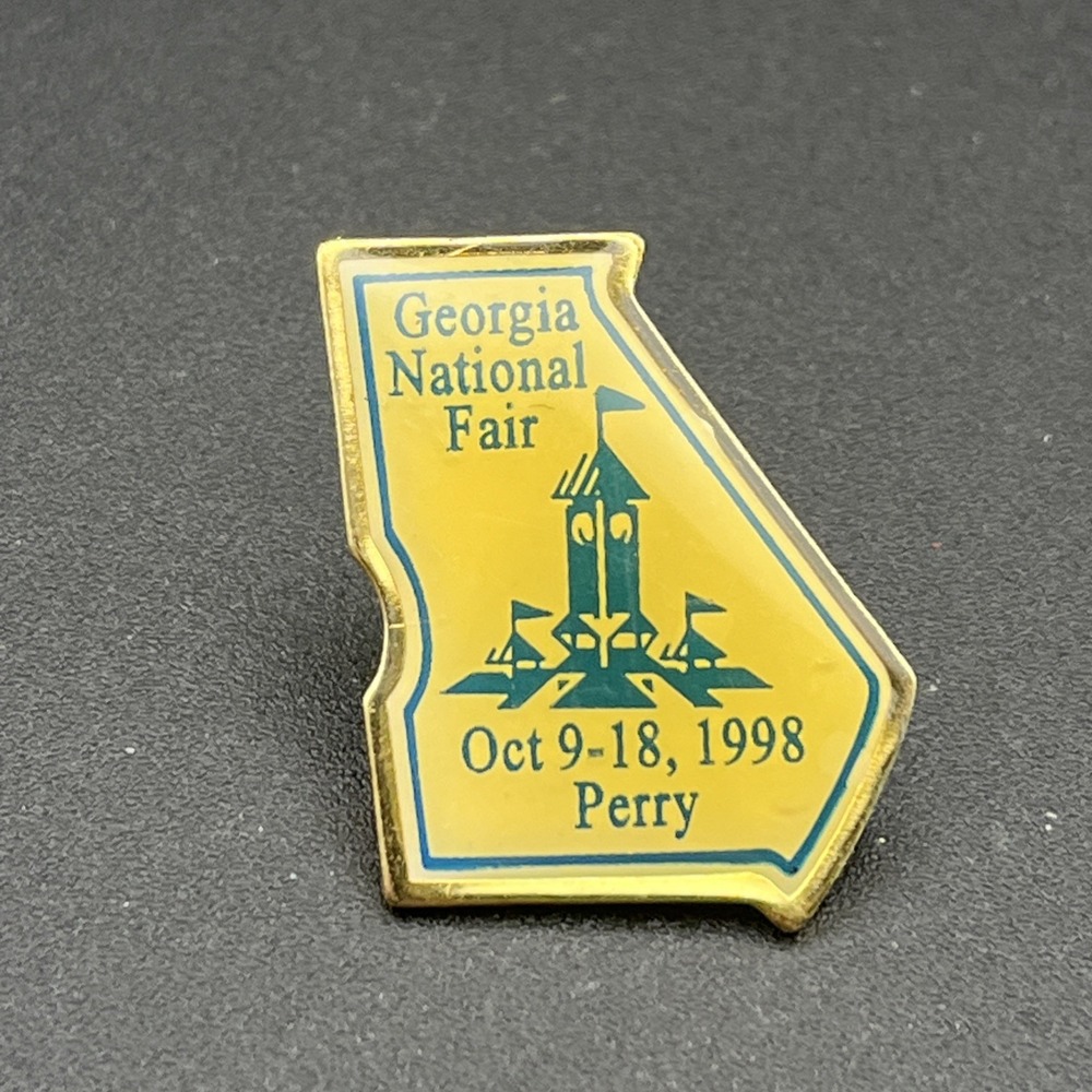 1998 Georgia‎ National Fair Perry Georgia Lapel Hat Pin
